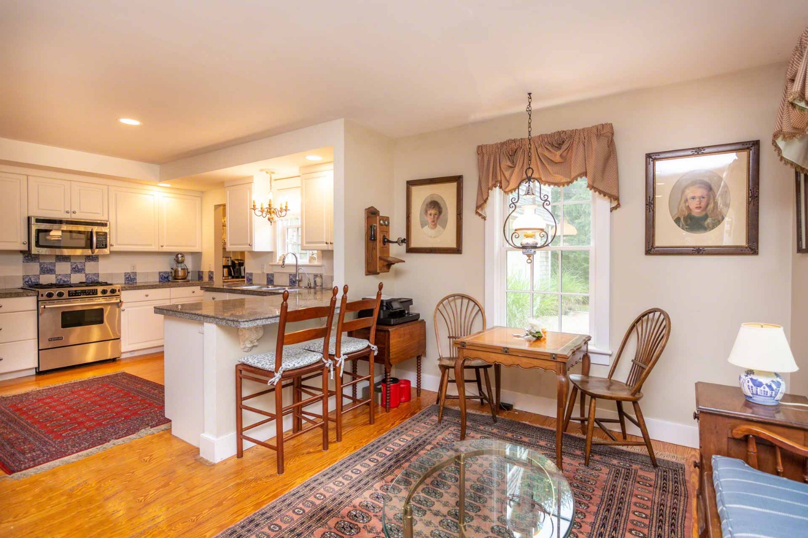 14 Bold Meadow Road Edgartown, MA 02539 - Photo 18 of 37 Kitchen Has Breakfast Bar and Overlooks Casual Dining / Living Area