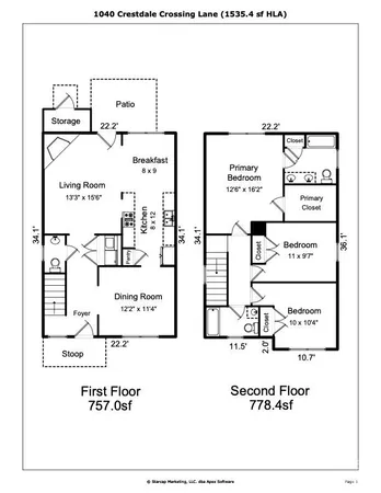 $1,825 | 1040 Crestdale Crossing Drive, Matthews, NC 28105
