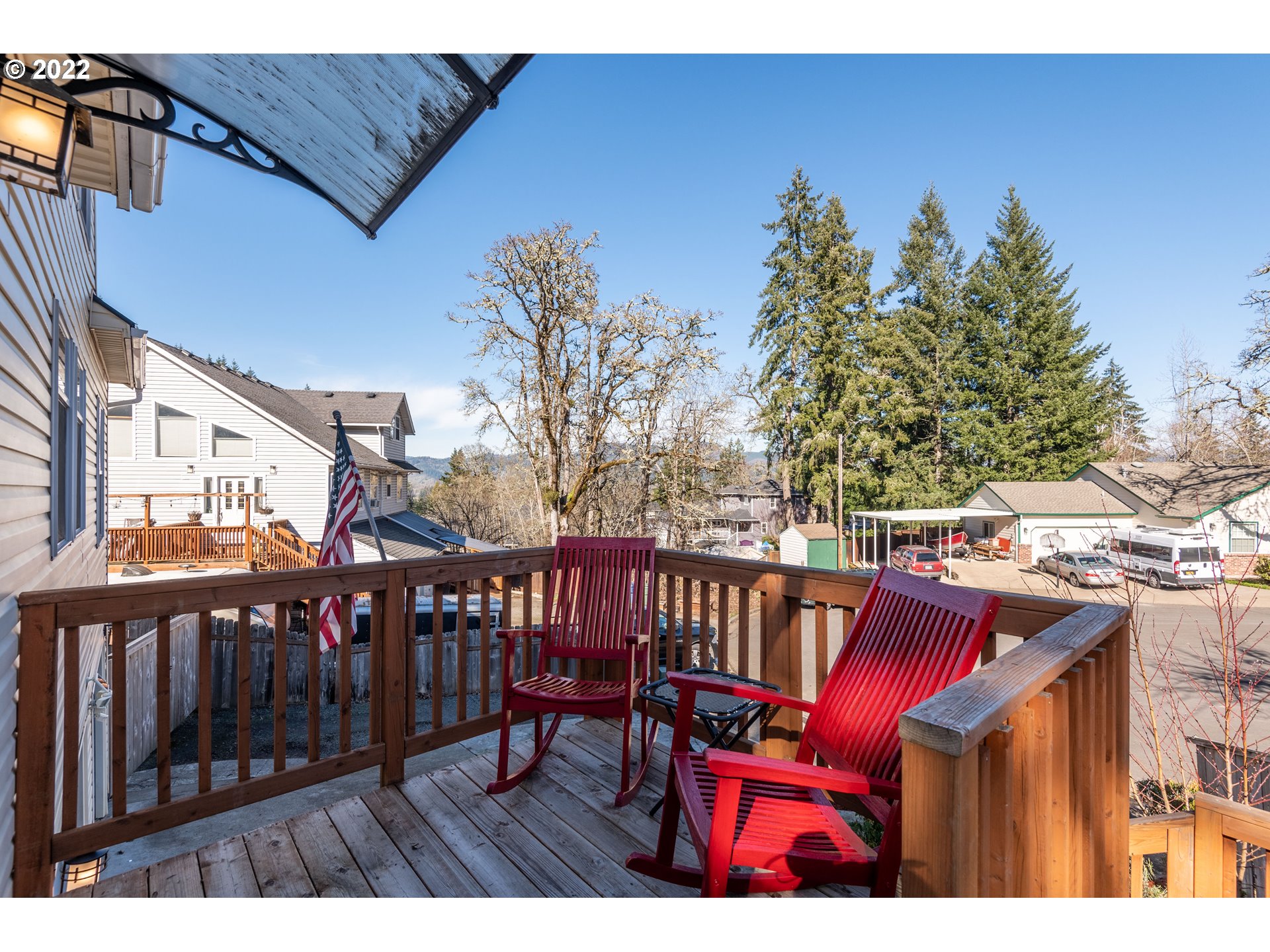 830 South 68th Street Springfield, OR 97478 - Photo 5 of 30 a view of a balcony with furniture