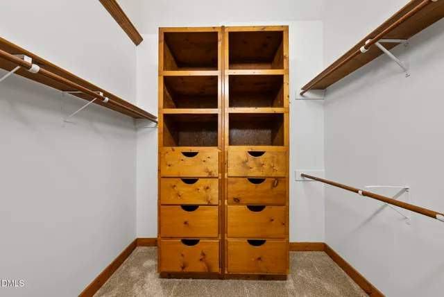 a view of wooden door