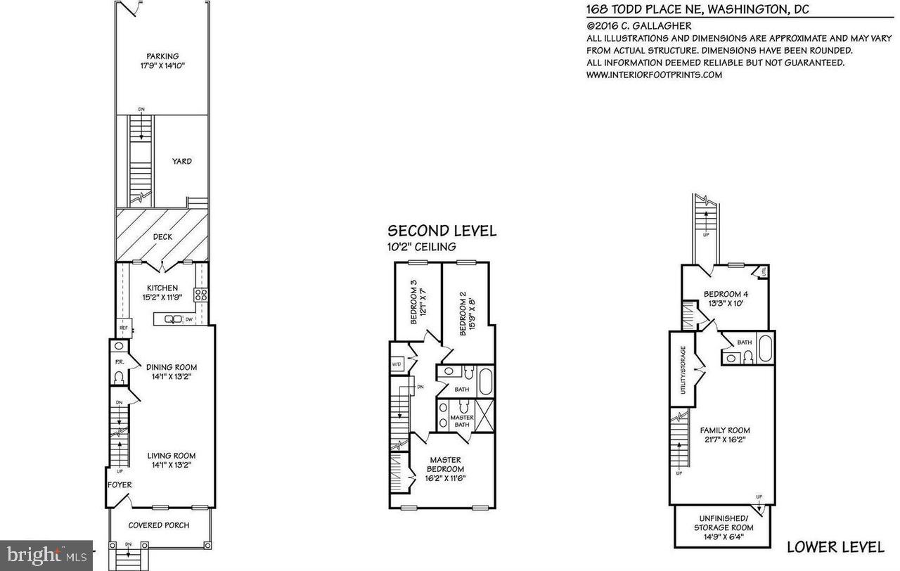168 Todd Place Northeast Washington, DC 20002 - Photo 42 of 42 Floorplan