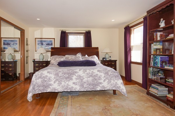 7 Longview Road Chelmsford, MA 01824 - Photo 8 of 18 a bedroom with a bed furniture and a book shelf