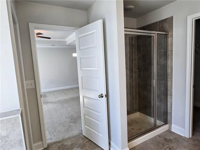 a view of an ocean from a yard