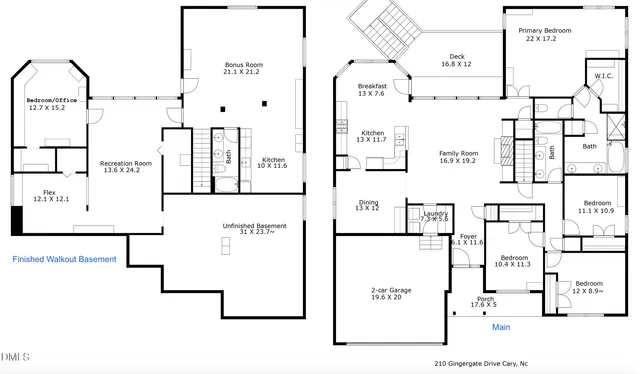 $775,000 | 210 Gingergate Drive, Cary, NC 27519