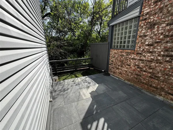 a view of outdoor space and deck