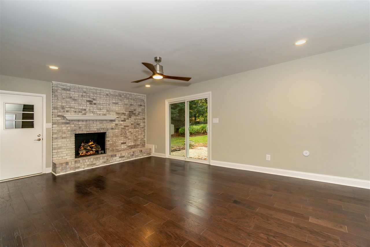 720 Dartmouth Road Raleigh, NC 27609 - Photo 11 of 25 Family Room with Cozy Gas Logs and Mantel. Family Room