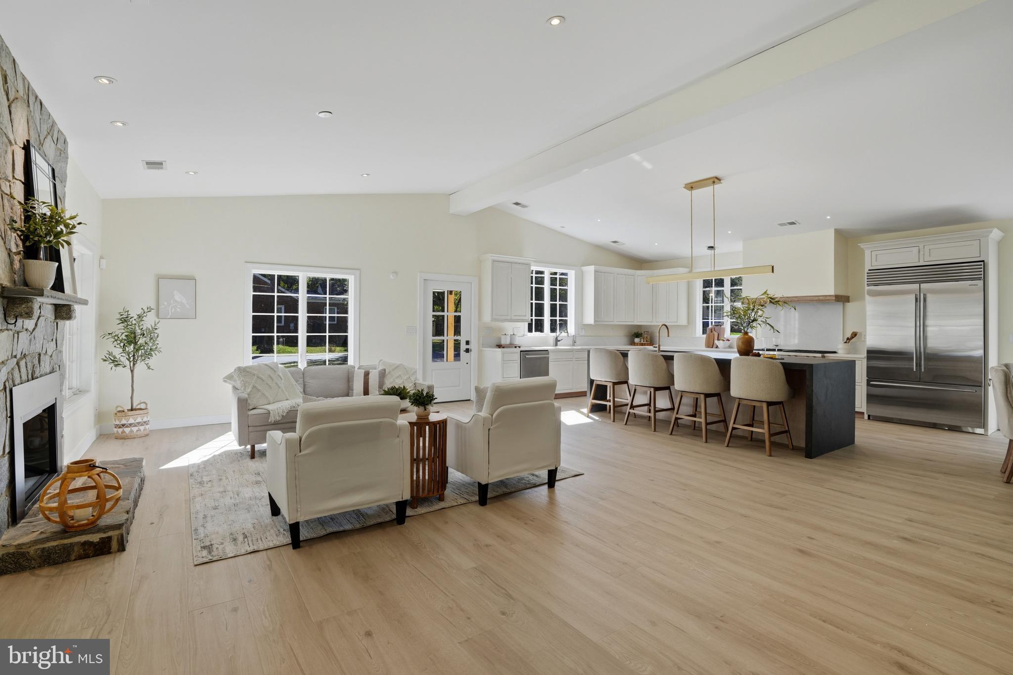 300 Lewis Street Northwest Vienna, VA 22180 - Photo 10 of 20 Expansive Living Area with Radiant Heated Flooring