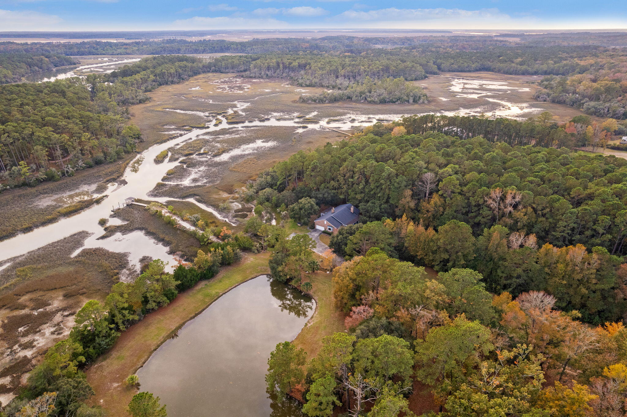 7787 Seafield Road Meggett, SC 29449 - Photo 53 of 57 Aerial View