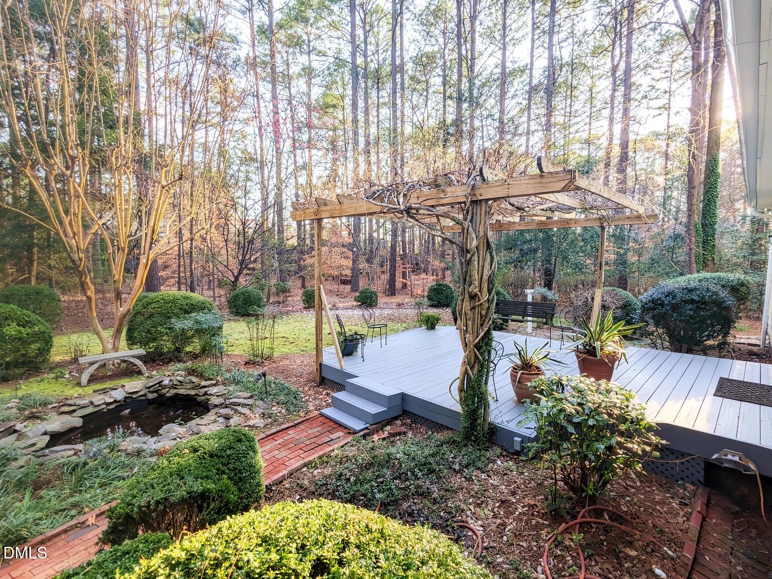 4901 Stoneridge Drive Raleigh, NC 27612 - Photo 14 of 50 a view of yard with patio