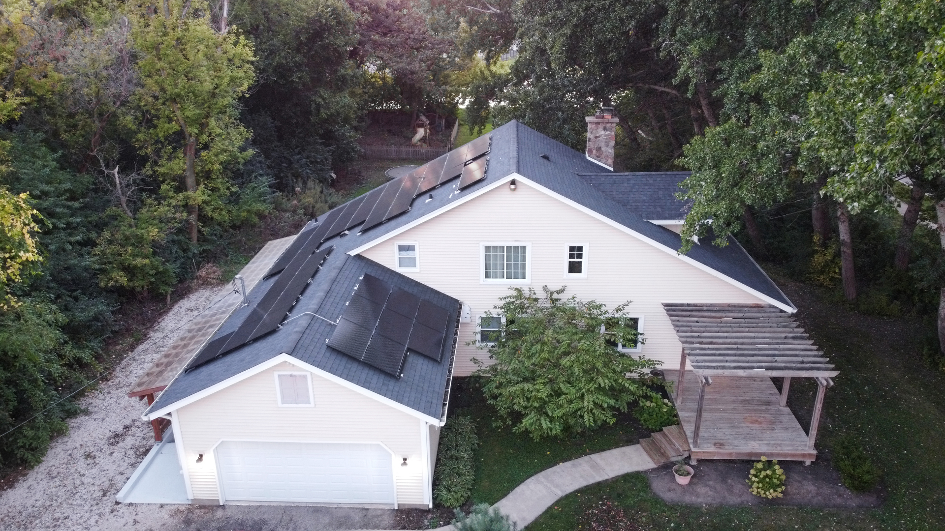 580 North Cedar Lake Road Lake Villa, IL 60046 - Photo 37 of 44 a view of a house with a yard