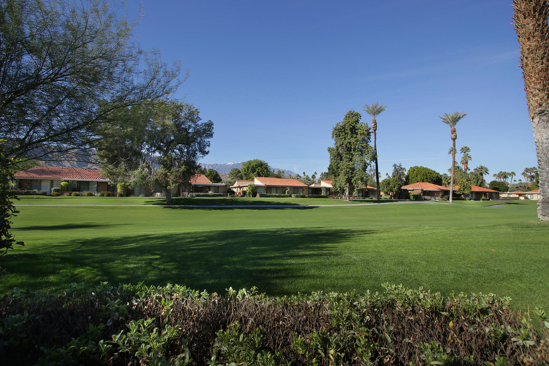 6 Cadiz Drive Rancho Mirage, CA 92270 - Photo 10 of 27 a view of grassy field with benches and trees