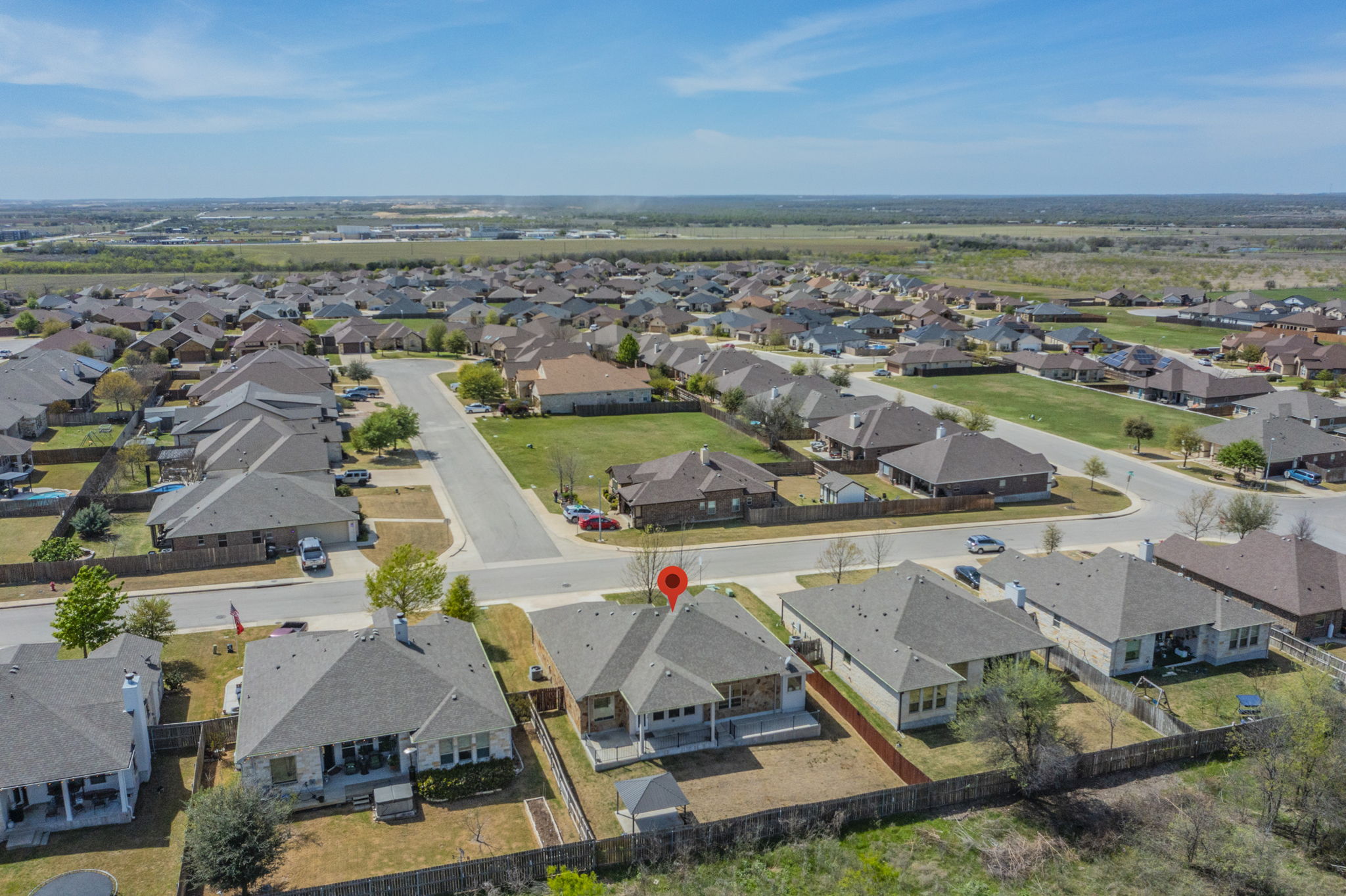 300 Magan Lane Jarrell, TX 76537 - Photo 30 of 33 Aerial view of residential area