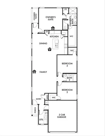 a view of a kitchen with a sink and a refrigerator