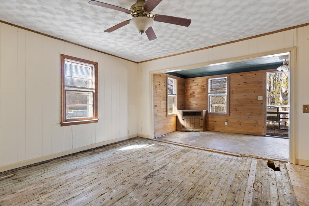 4170 Old Highway 5 Blue Ridge, GA 30513 - Photo 16 of 29 an empty room with wooden floor and windows