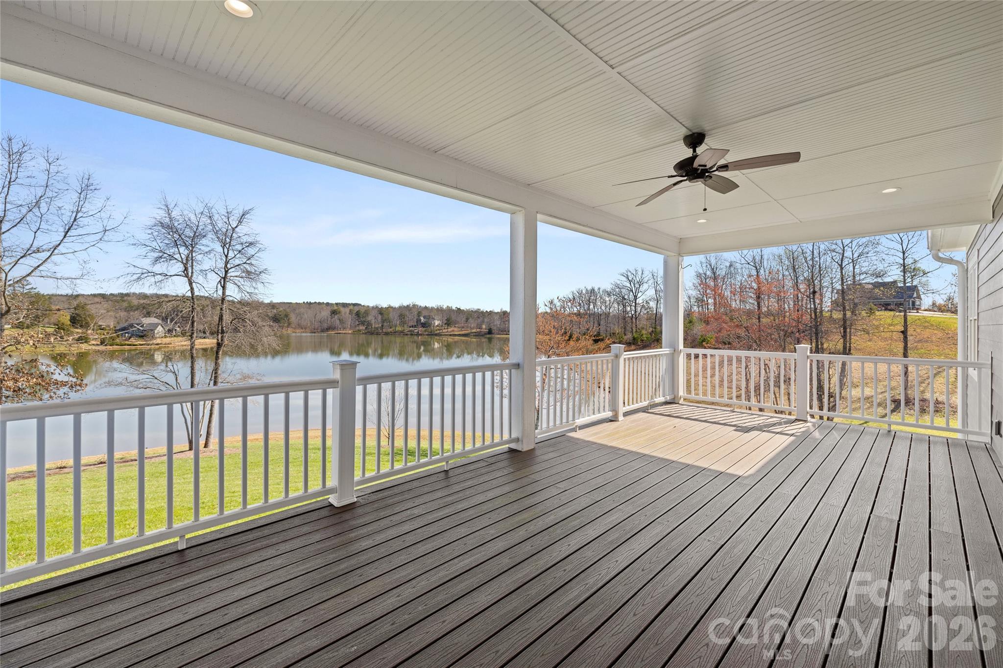 490 Mapleton Lane Columbus, NC 28722 - Photo 29 of 42 a view of a balcony with wooden floor