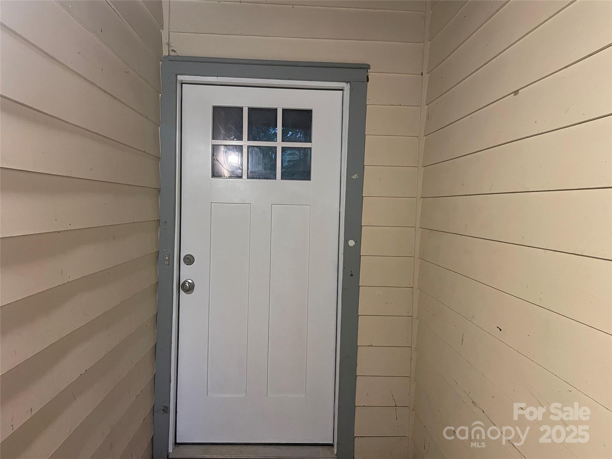 a bathroom with a window