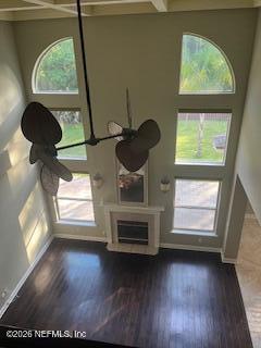 232 South Hampton Club Way St. Augustine, FL 32092 - Photo 19 of 55 a view of an empty room with a window and wooden floor