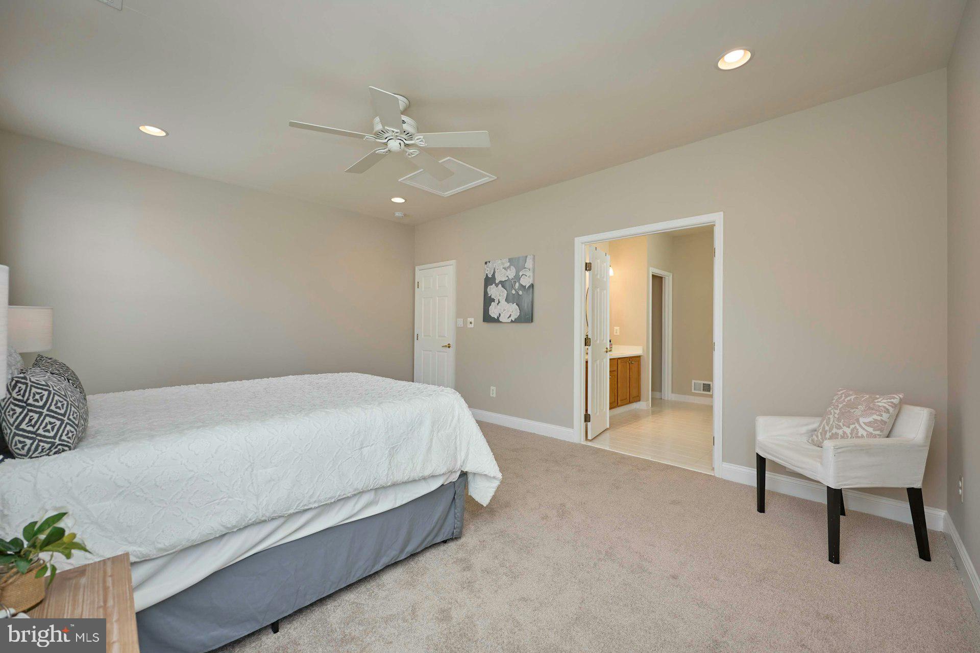 6907 Broadleaf Terrace Gainesville, VA 20155 - Photo 26 of 54 Double Doors Lead to Primary Bathroom for privacy