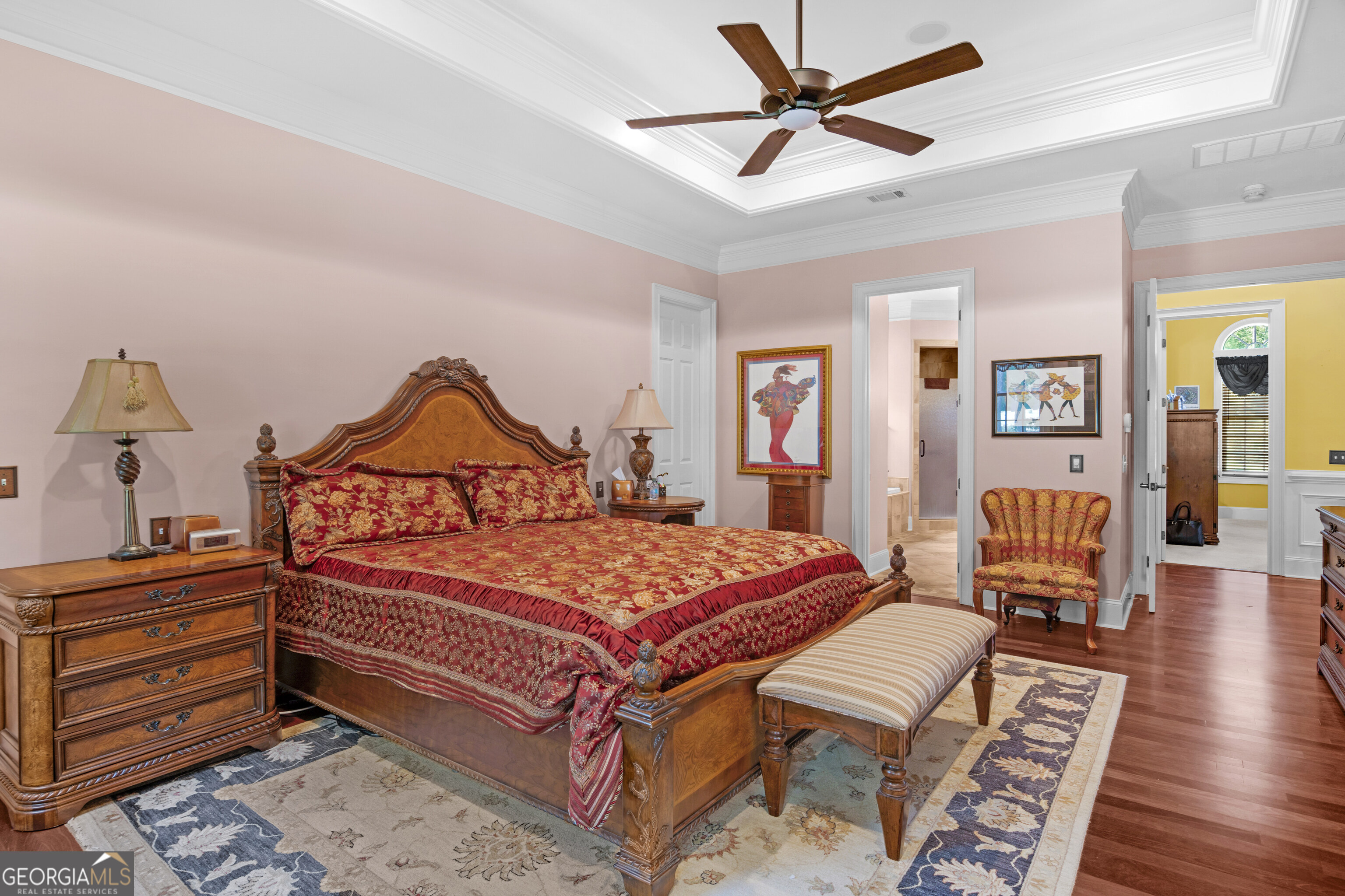 312 Spanton Crescent Pooler, GA 31322 - Photo 22 of 62 a bedroom with a bed and wooden floor