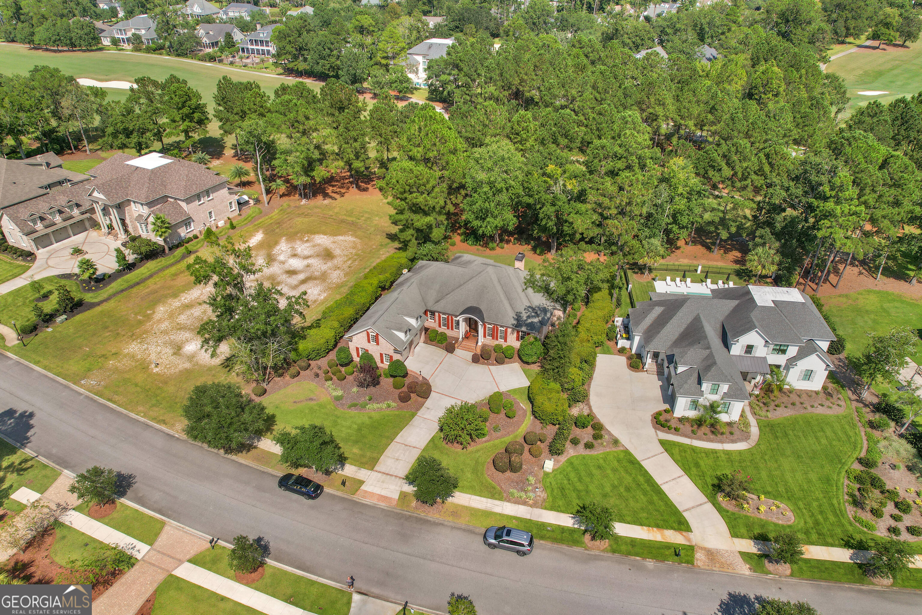312 Spanton Crescent Pooler, GA 31322 - Photo 53 of 62 an aerial view of residential houses with outdoor space
