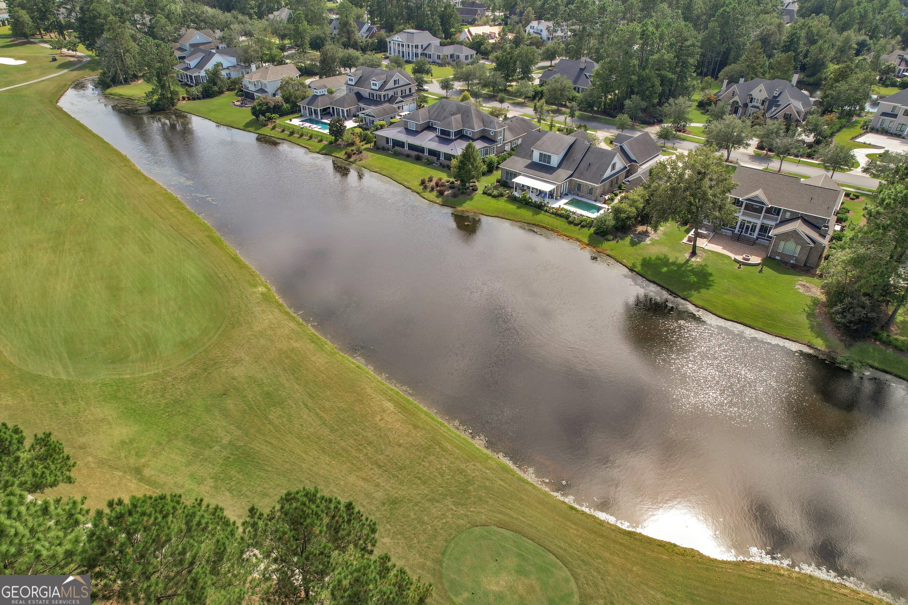 312 Spanton Crescent Pooler, GA 31322 - Photo 58 of 62 a view of swimming pool with a yard