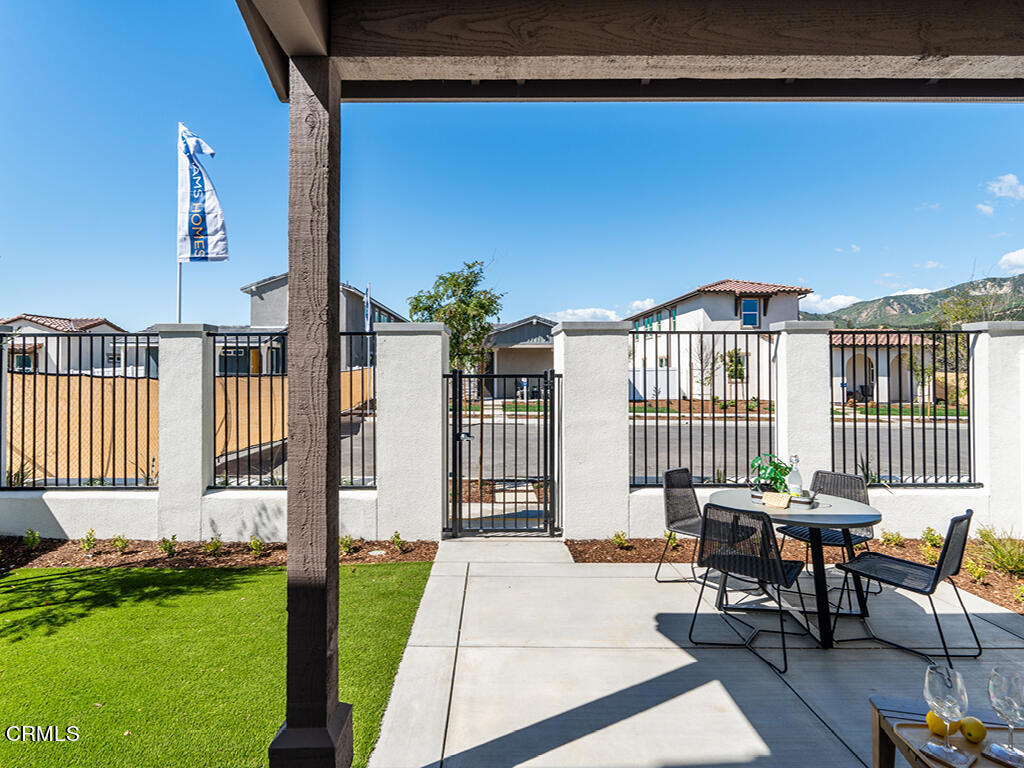 3822 Silvergrass Lane Piru, CA 93040 - Photo 21 of 24 a view of a porch with furniture and garden