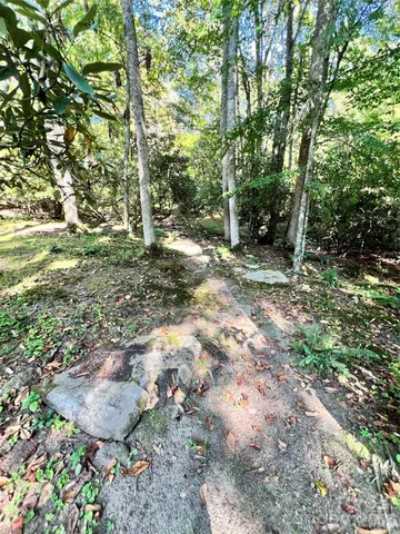 a backyard of a house