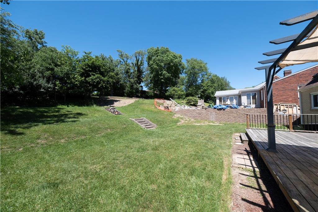 1504 Greentree Road Pittsburgh, PA 15220 - Photo 38 of 50 Large Yard with Deck, great for entertaining, outdoor living, etc.