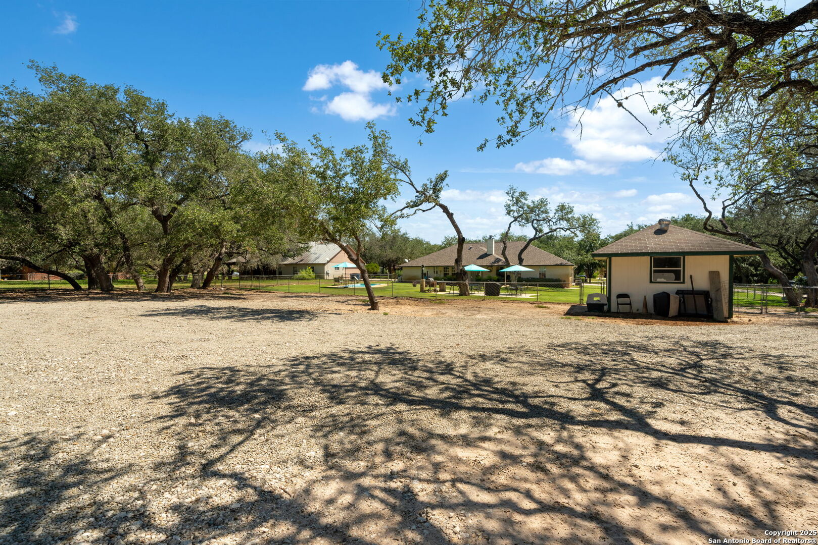 231 Hayden Road Pleasanton, TX 78064 - Photo 35 of 36 a view of pool with tree in the background