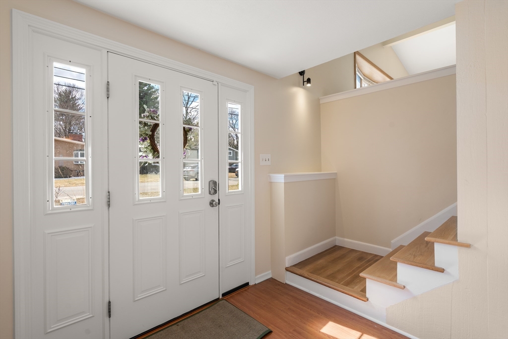 13 Berkeley Road Framingham, MA 01701 - Photo 2 of 32 a view of entryway with wooden floor