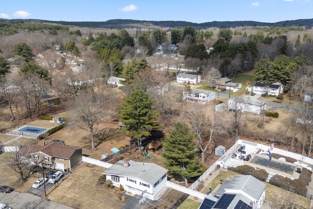 13 Berkeley Road Framingham, MA 01701 - Photo 31 of 32 an aerial view of a house with a yard