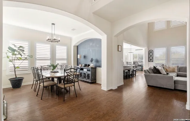 a view of a livingroom with furniture and window