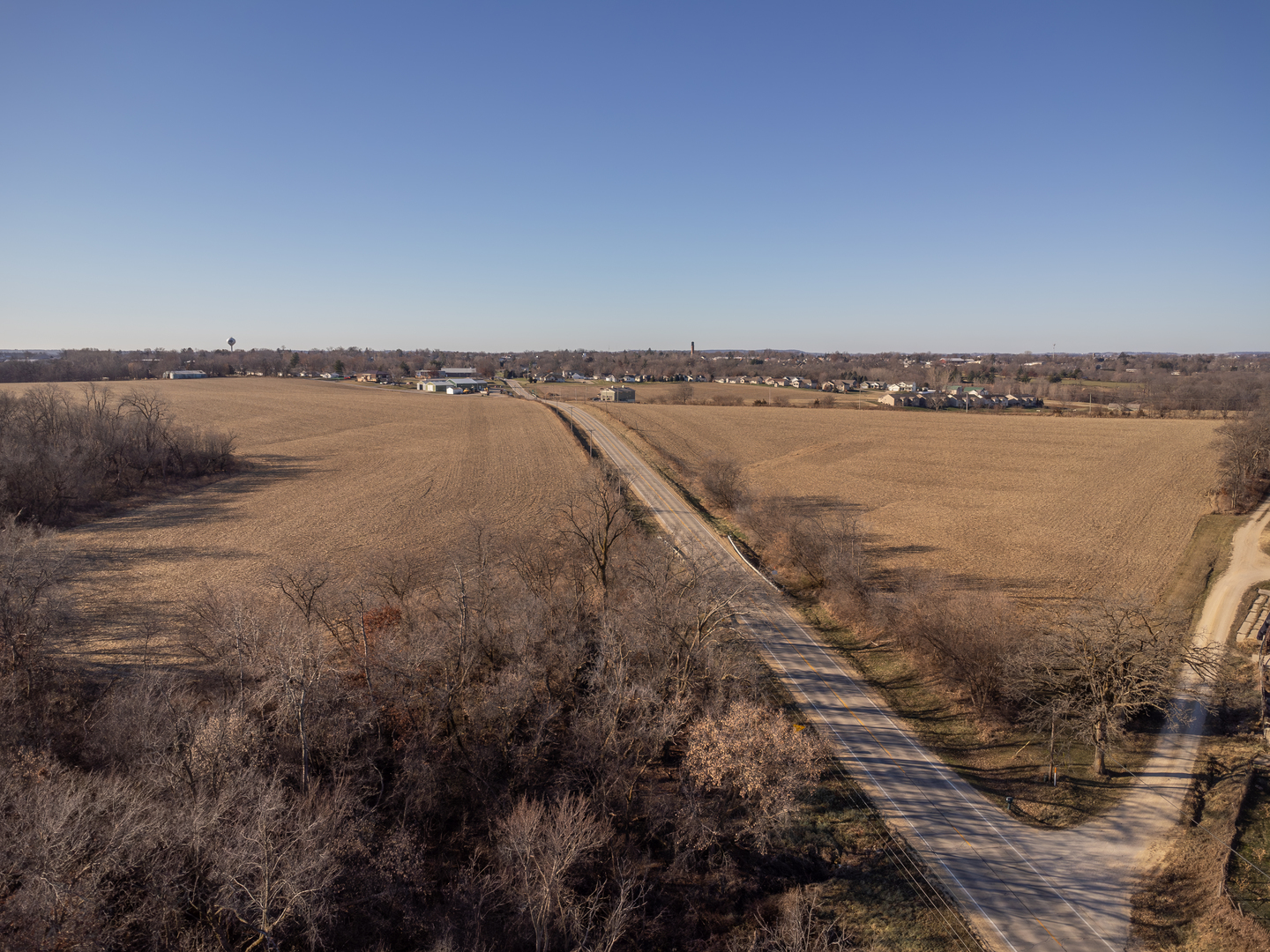 5753 North Shippee Road Lena, IL 61048 - Photo 10 of 14 a view of a lake and mountain