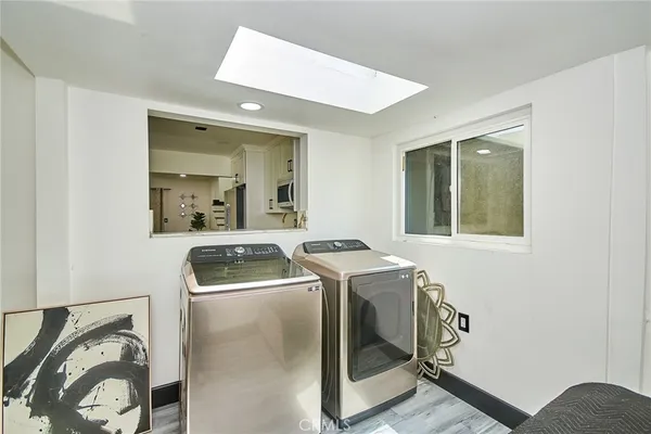a room with storage and utility