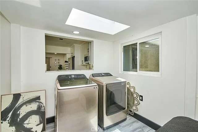 a room with storage and utility