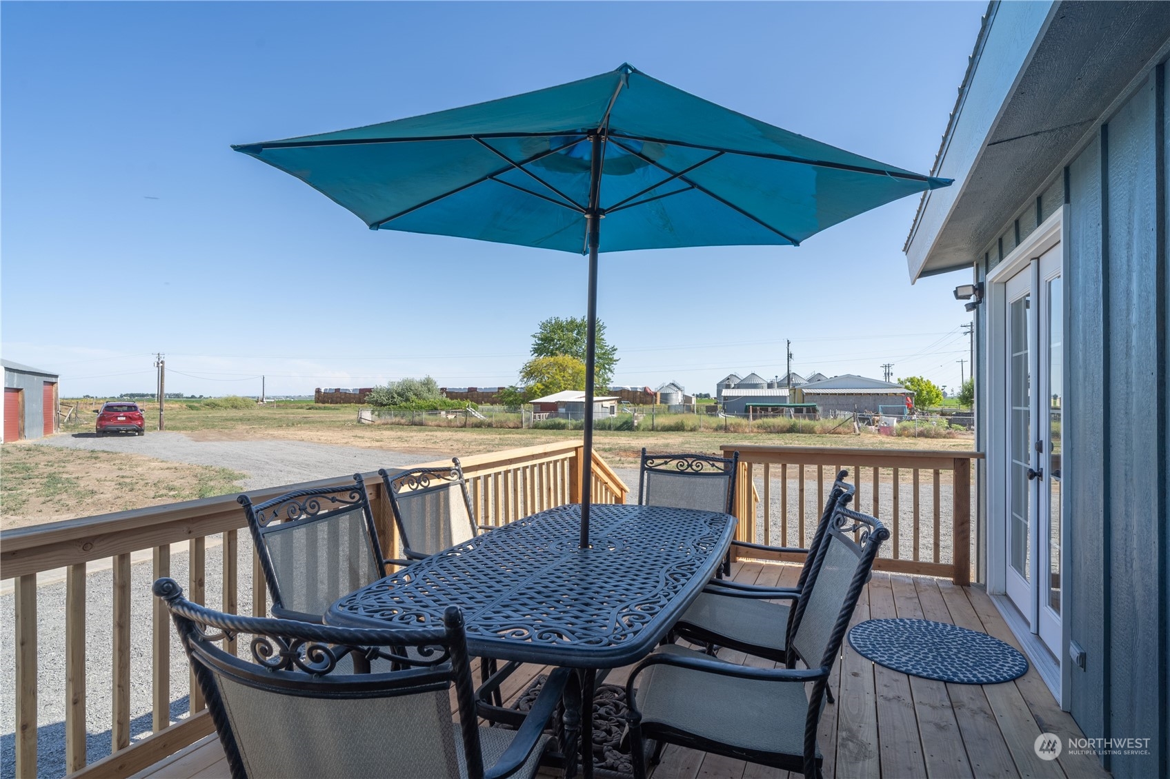 1963 Rd O Southeast Moses Lake, WA 98837 - Photo 6 of 18 an outdoor view from a balcony with furniture