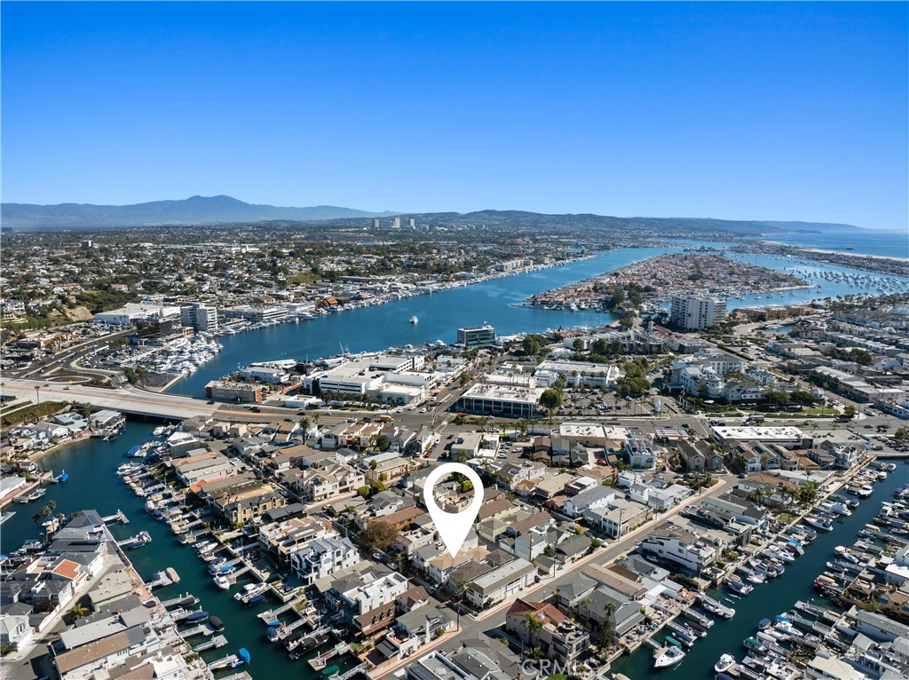 504 36th Street, Unit 1/2 Newport Beach, CA 92663 - Photo 12 of 15 an aerial view of a city with lots of residential buildings