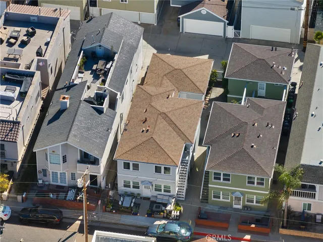an aerial view of residential houses