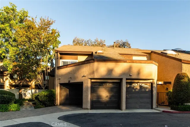 a view of road with large trees