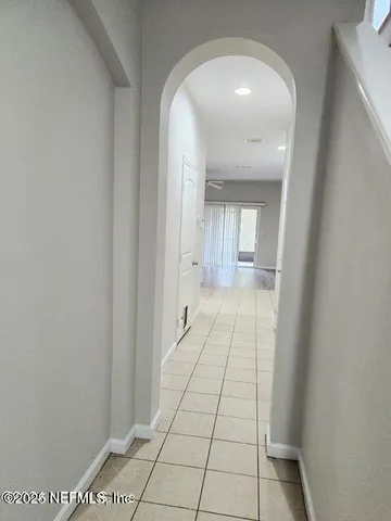 a view of an entryway of a house