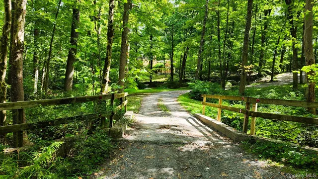a view of yard with green space