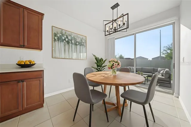 an empty room with closet area