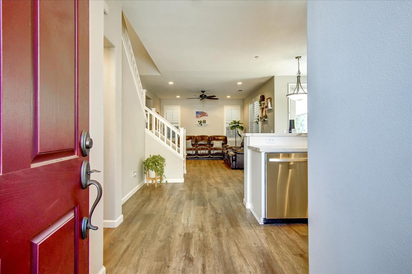 758 Tennyson Drive Gilroy, CA 95020 - Photo 5 of 39 a view of living room with furniture and wooden floor