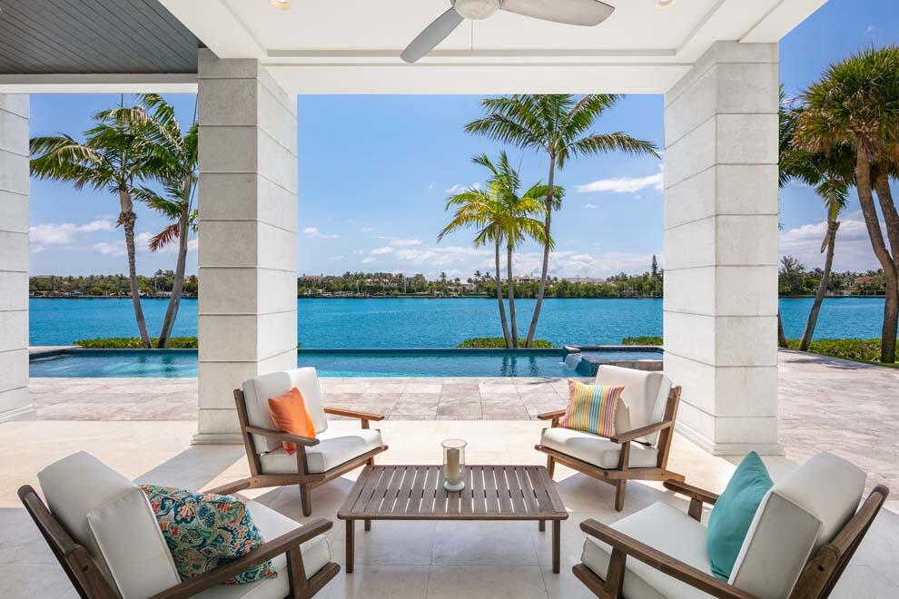 1540 Paslay Place Manalapan, FL 33462 - Photo 31 of 40 a outdoor space with patio the couches and pool