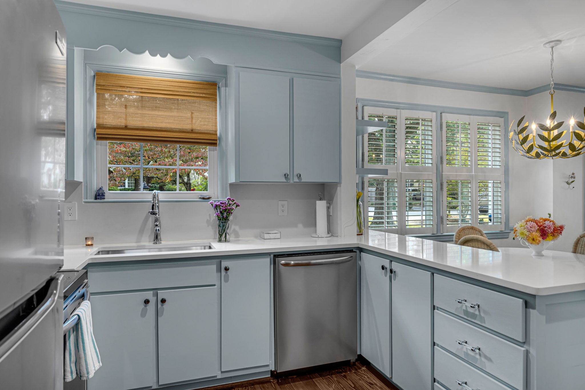 4208 Aberdeen Road Nashville, TN 37205 - Photo 16 of 37 a kitchen with a sink and a window
