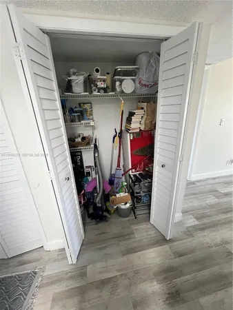 a view of a storage & utility room
