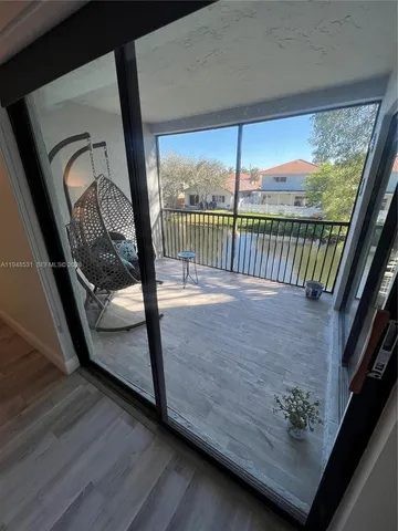 a view of front door