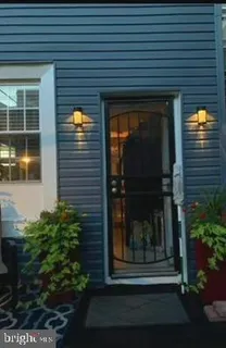 a view of a door of the house