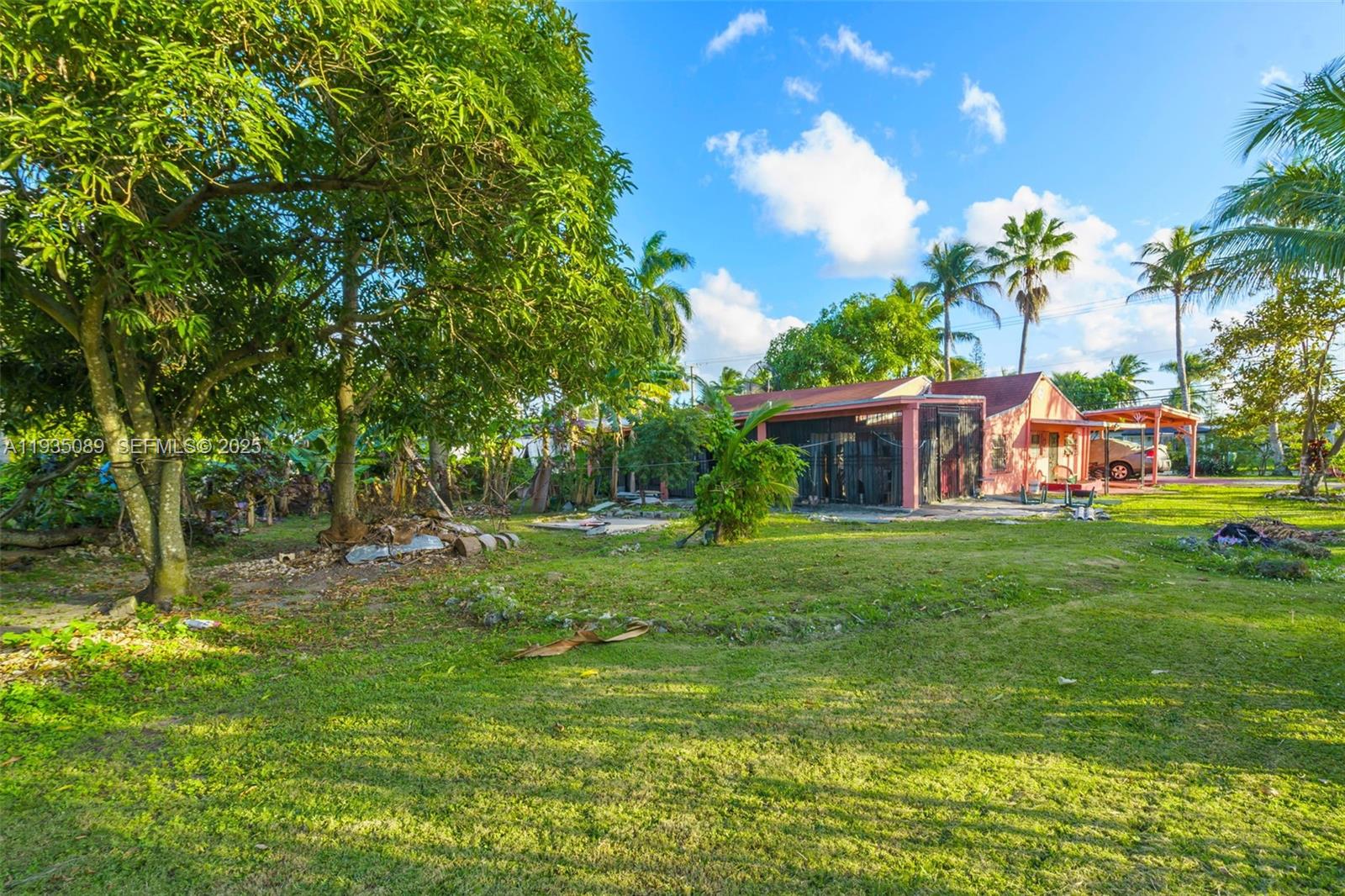 191 Northwest 83rd Street Miami, FL 33150 - Photo 20 of 35 a view of a house with a backyard