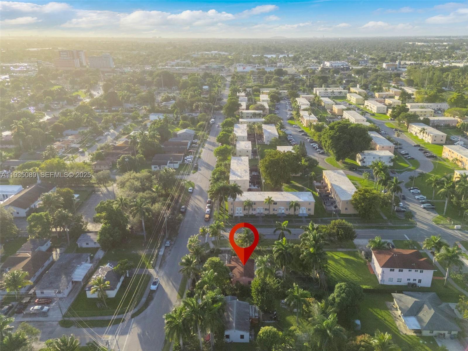 191 Northwest 83rd Street Miami, FL 33150 - Photo 32 of 35 an aerial view of residential houses with outdoor space